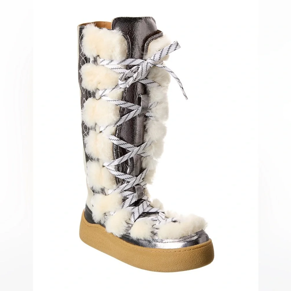 Free People Wilder Mukluk Suede & Shearling Boot